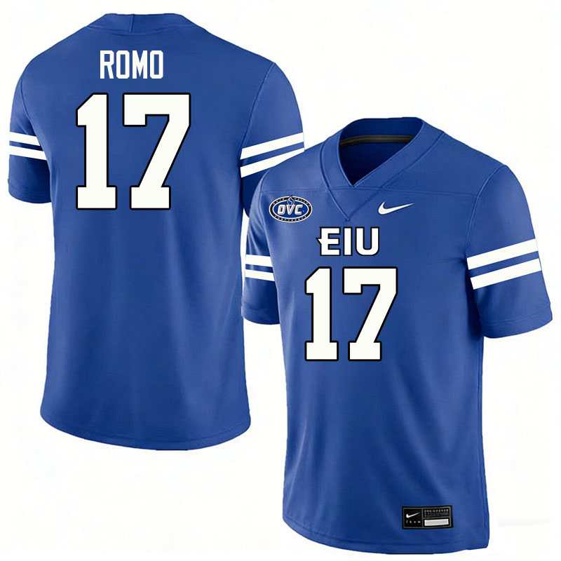 Eastern Illinois Panthers #17 Tony Romo College Football Jerseys,Uniforms-Blue